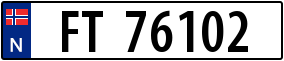 Truck License Plate